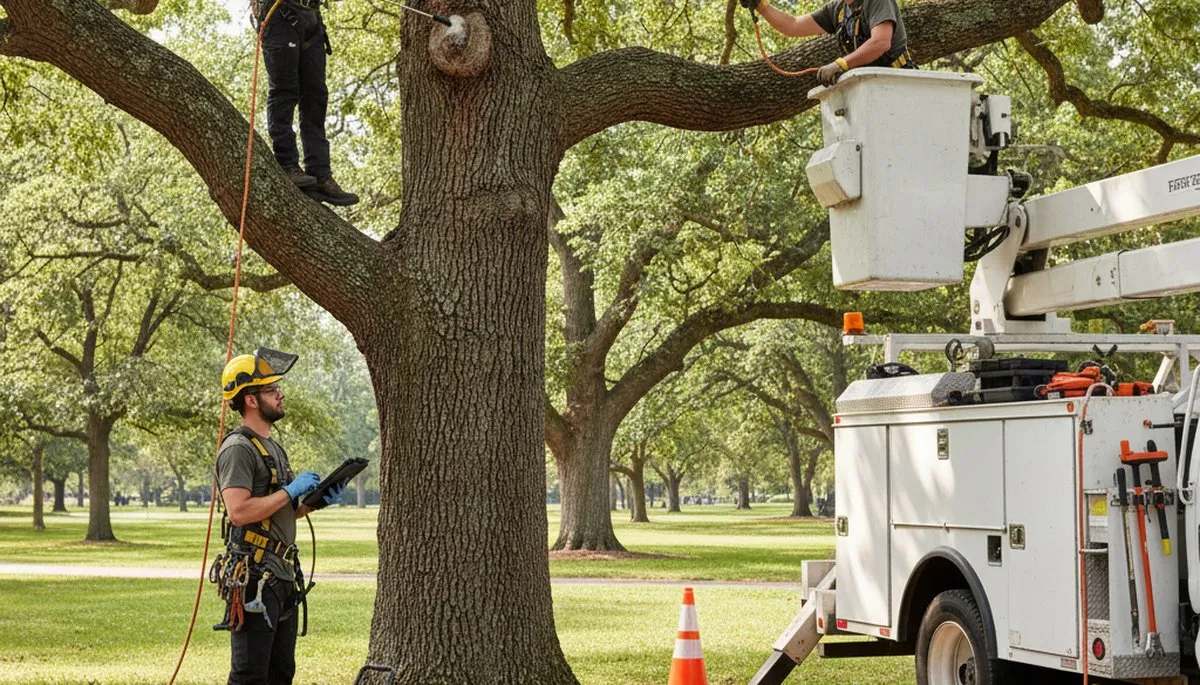 Bellevue, WA arborist treating tree disease for healthier trees and property safety